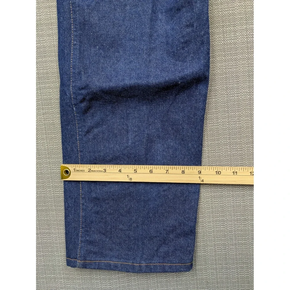 Wrangler 13MWZ Jeans Mens 36x30 (38x30) Blue Denim Cowboy Western Straight Leg